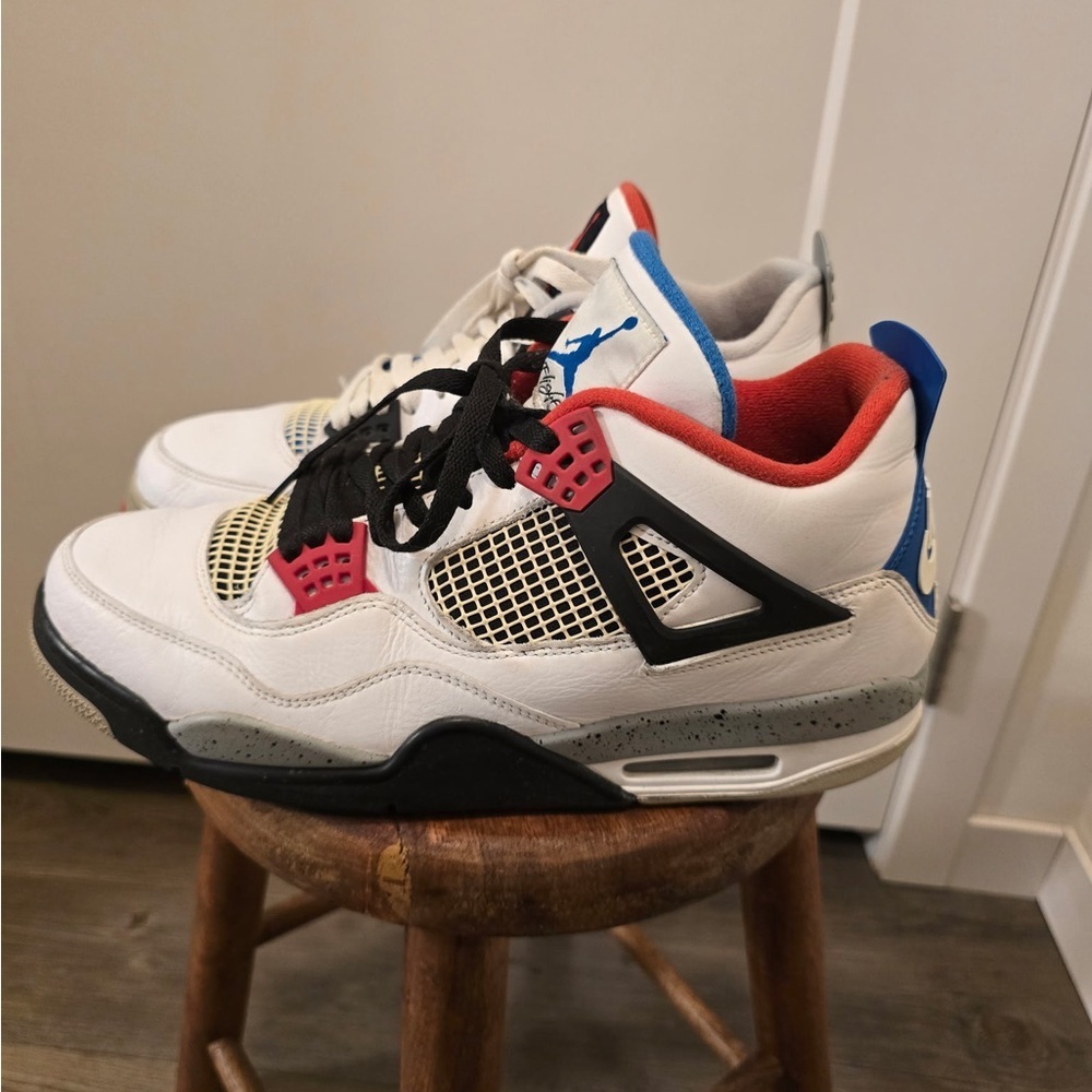 Air Jordan Retro 4 SE What The 4 Sneakers. Great condition!! - Picture 3 of 10